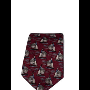 Palm Tropics Mens Tie Sailboats and Palm Trees Sea Life Great!